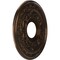 Ekena Millwork Baltimore PVC Medallion (Canopies up to 5 1/4"), 13"OD x 3 1/2"ID x 3/4"P, Metallic Antique Brass CMP13BACAB - alternate 3